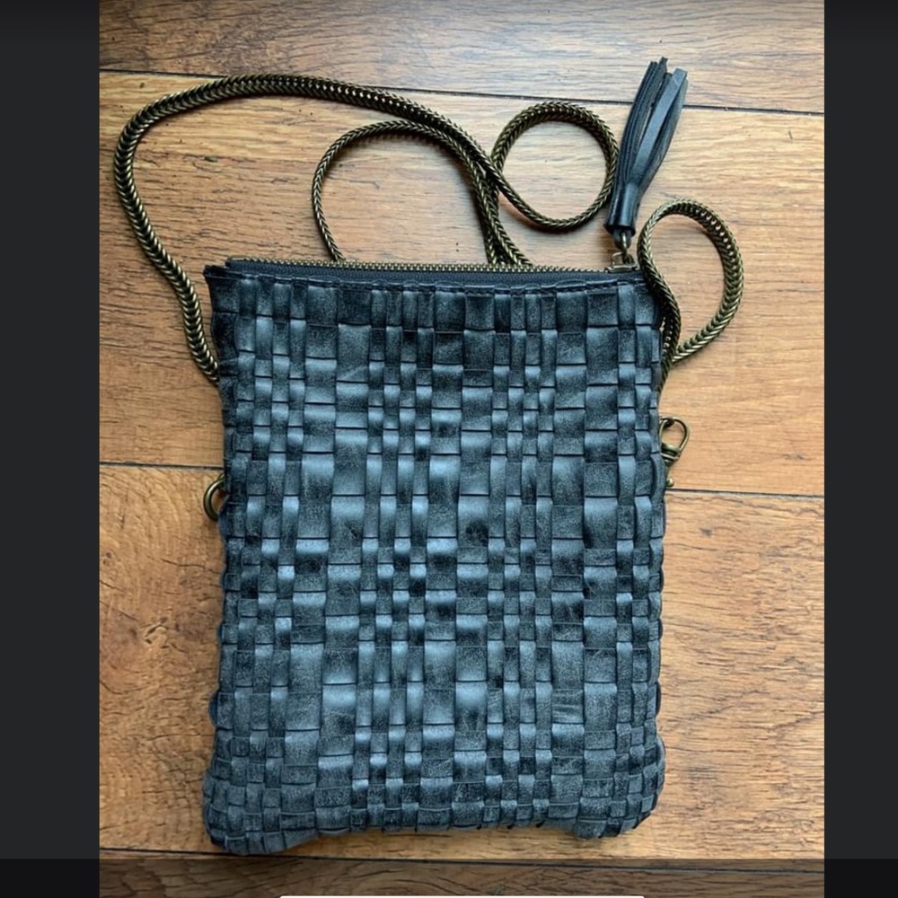 Anthropologie Dues Lux Foldover Clutch/Crossbody